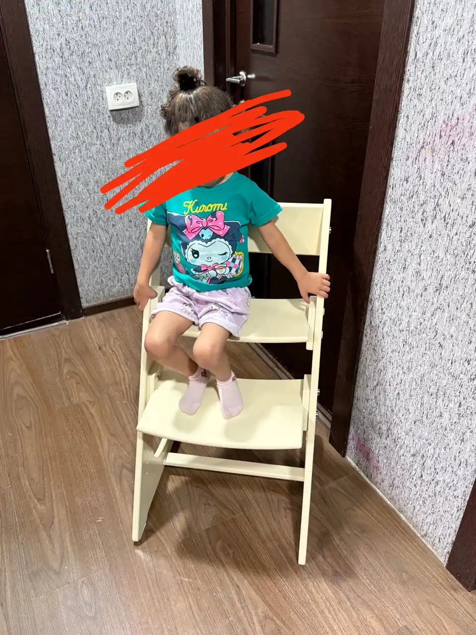 Растущий стул, детский, вырастайка, ортопедический, 100% дерево, для мальчика и девочки