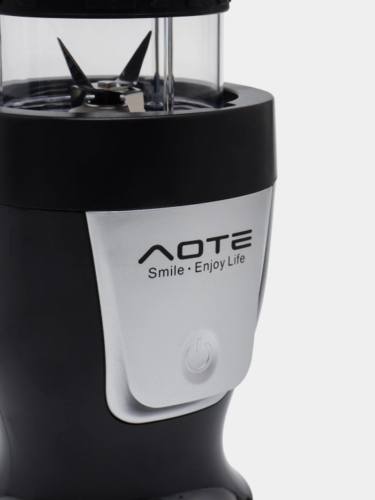 AOTE AT-21014 portativ blender – 2 idishli, USB zaryadli, meva va kokteyllar uchun
