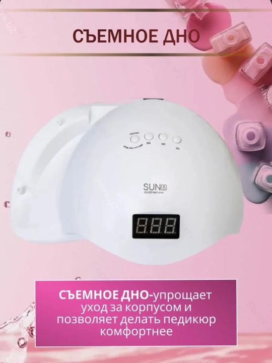 Manikyur uchun lampa Sun 5, 48W