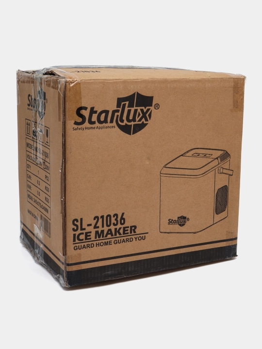 Льдогенератор Starlux SL-21036, 12 кг льда в сутки, автоматический, компактный