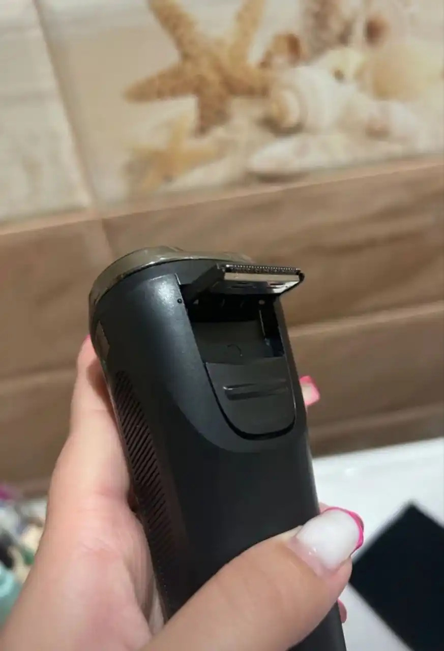 Elektr soqol olish mashinasi erkaklar uchun trimmer bilan, akkumulyatorli simsiz portativ