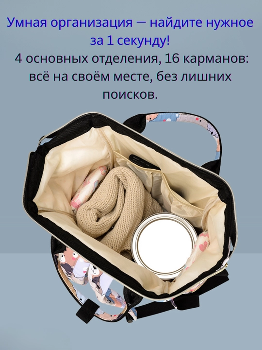 Сумка для мам – прочная, водонепроницаемая, вместительная, лёгкая и удобная в дизайне 