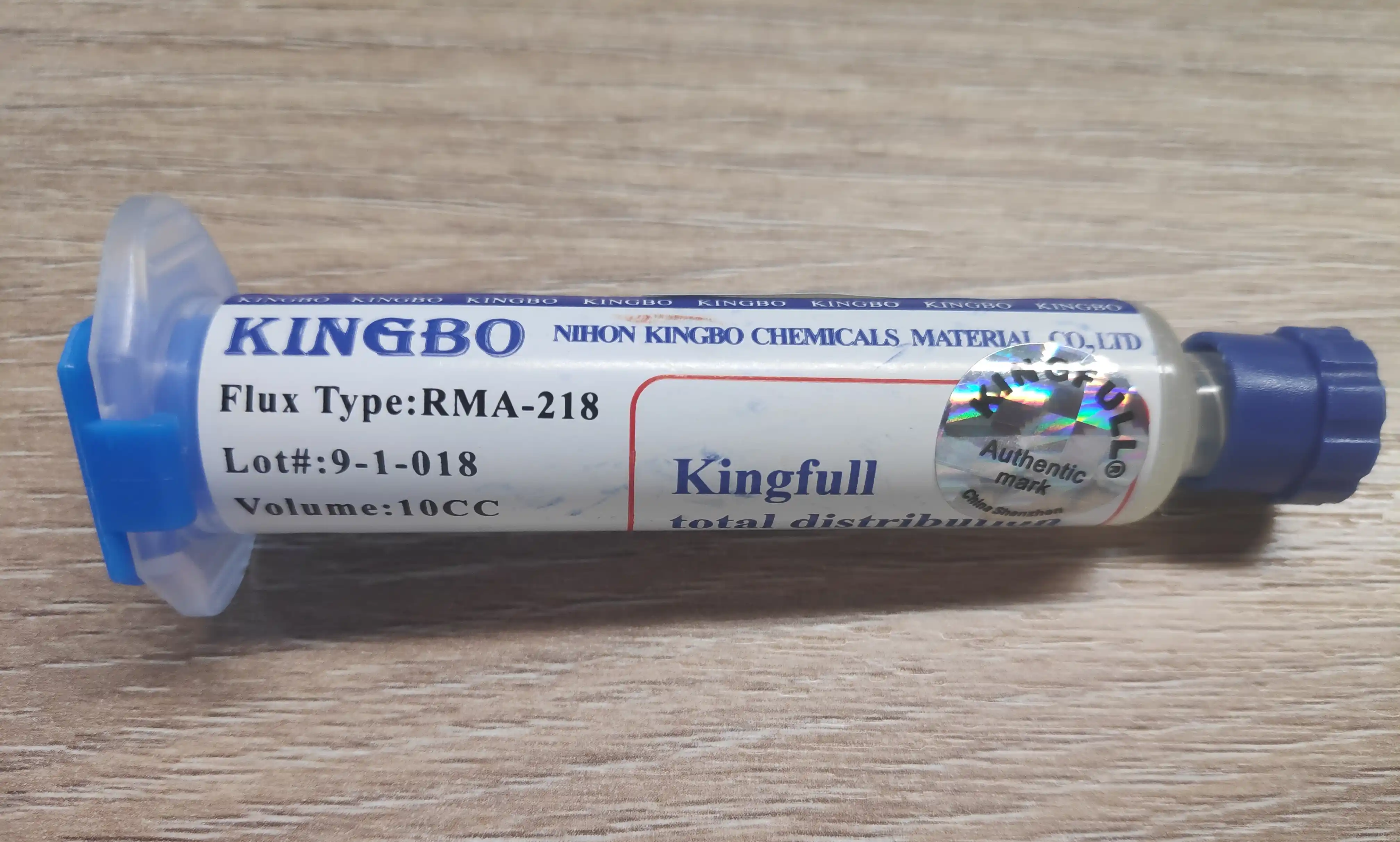 Флюс-гель для пайки KINGBO RMA-218, 10 г