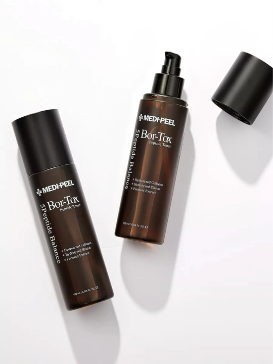 Yuz uchun yoshartiruvchi lifting-tonik, MEDIPEEL+, Peptide-tox, Glutathione, 180 ml