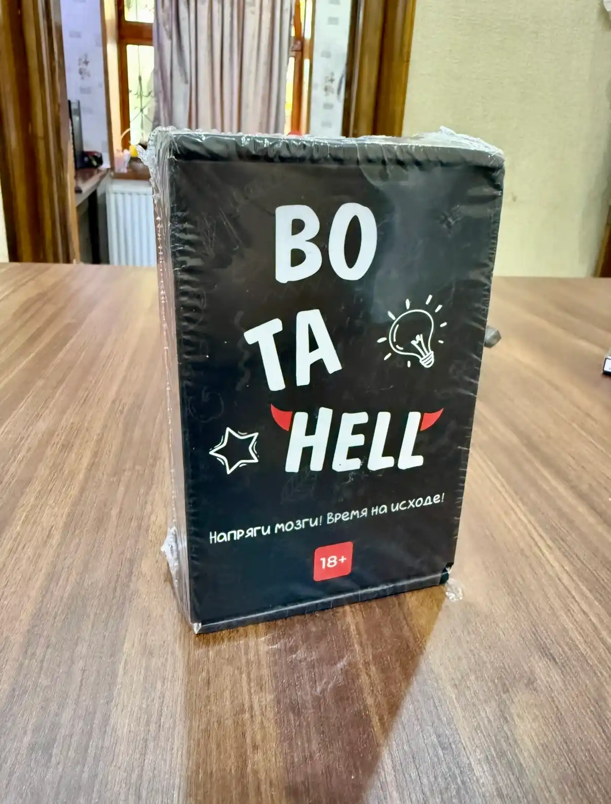 FIDGO «BO TA HELL» kartochkali stol o‘yini, 16+