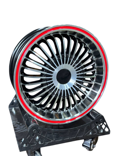 ASAMAN ELG Silver Redline 13R 5.5J 4/114 - 