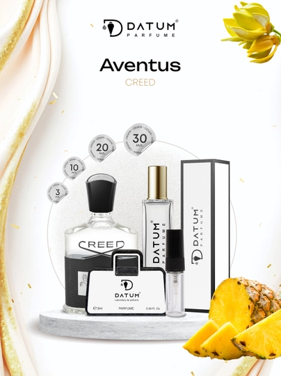 Духи мужские Datum Parfume Aventus с ананасом, бергамотом, мускусом и кедром — DАTUM-CREED-10ML