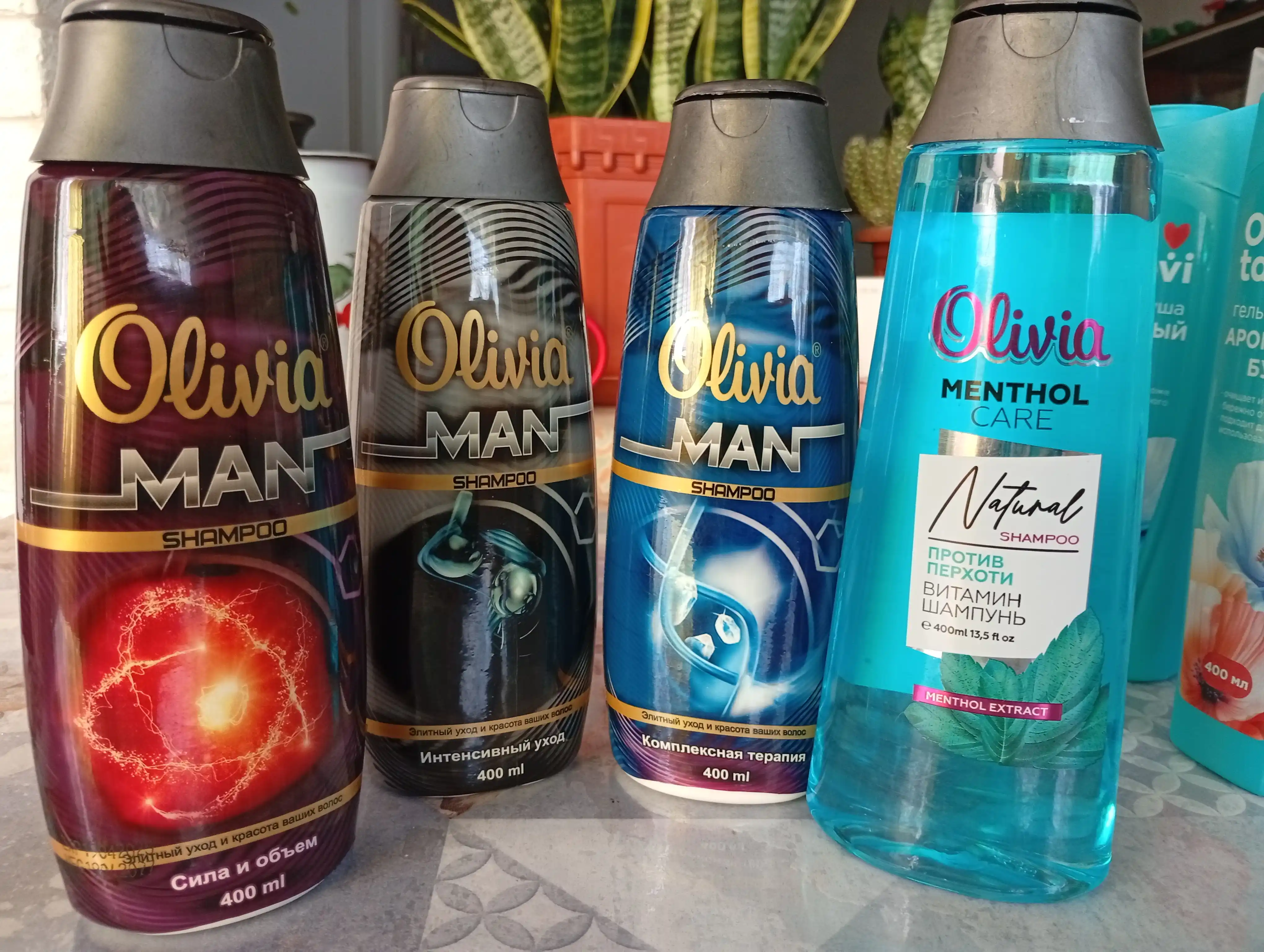 Olivia Man shampuni, "Kompleks terapiya", 400 ml