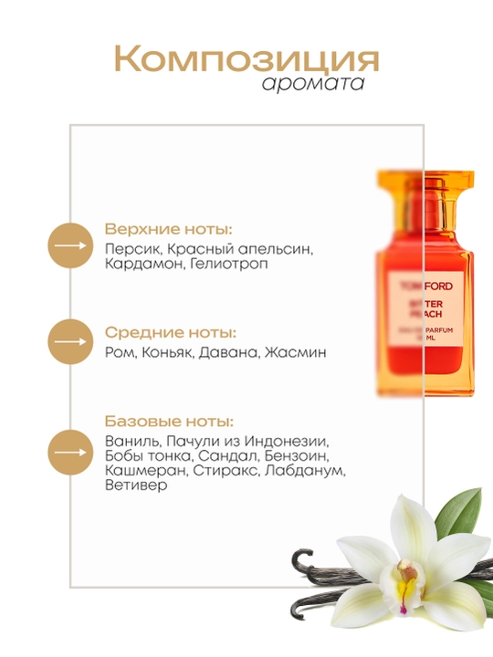 Духи унисекс Datum Parfume Bitter Peach с персиком, мандарином, ванилью и пачули
