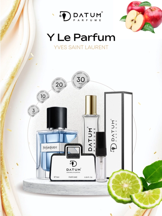 Духи мужские Datum Parfume YSL Y с бергамотом, яблоком, шалфеем и кедром - 