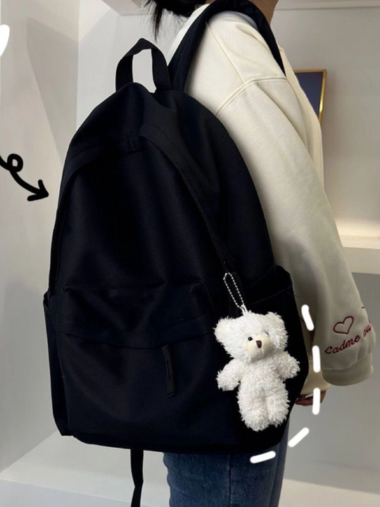 Erkaklar va ayollar uchun ryukzaklar, unisex, brelokli universal