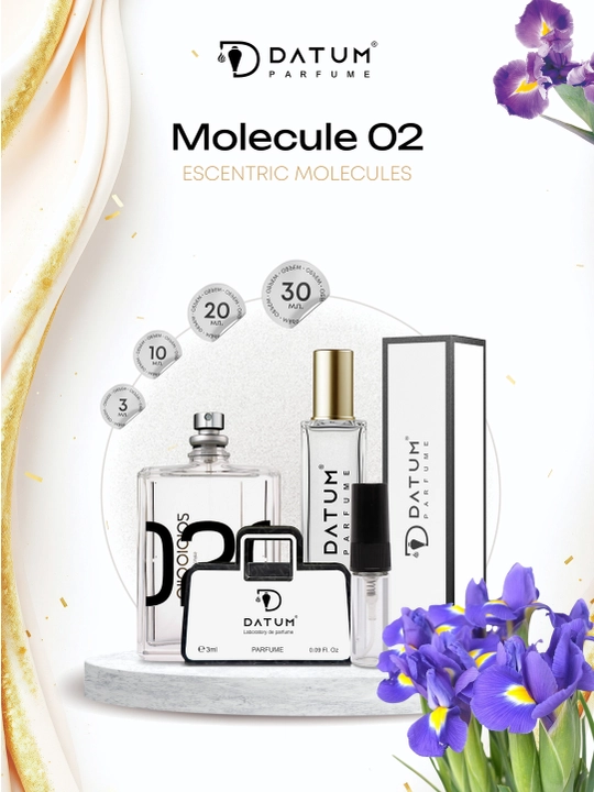 Духи унисекс Datum Parfume Molecule 02 с амброксаном и чистым амбровым шлейфом - 