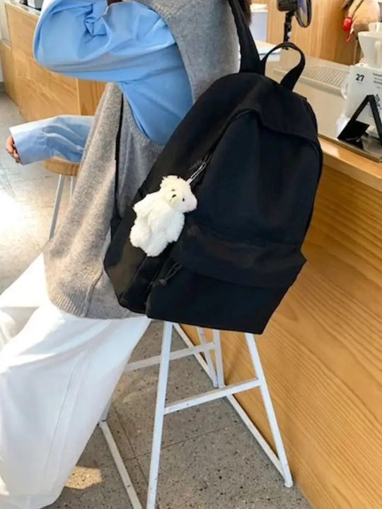 Erkaklar va ayollar uchun ryukzaklar, unisex, brelokli universal