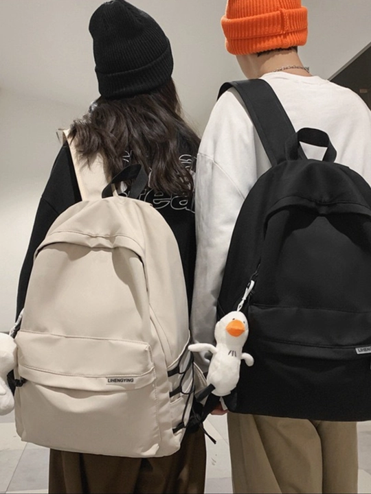Erkaklar va ayollar uchun ryukzaklar, unisex, brelokli universal