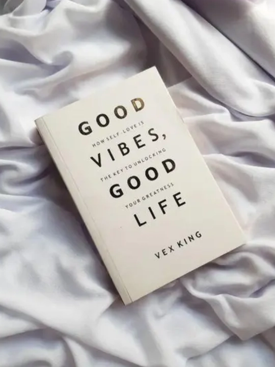 Good vibes good life Vex King, английский язык
