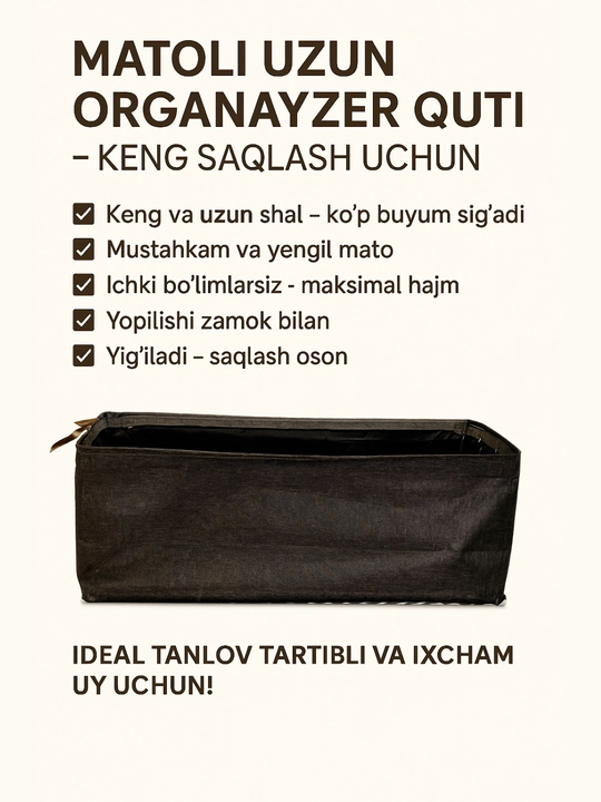 Ko‘p bo‘lakli universal organayzer - 