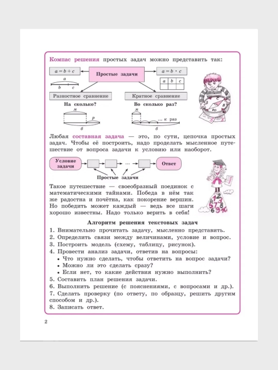 Математика, 1,2,3,4 класса в 3-х частях, комплект Л.Г. Петерсон