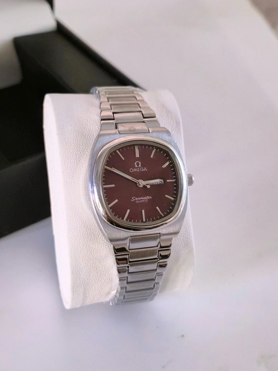 Мужские часы OMEGA классический вид, в подарочной коробке — STATUSS-ОМЕГА1-БОРДОВ