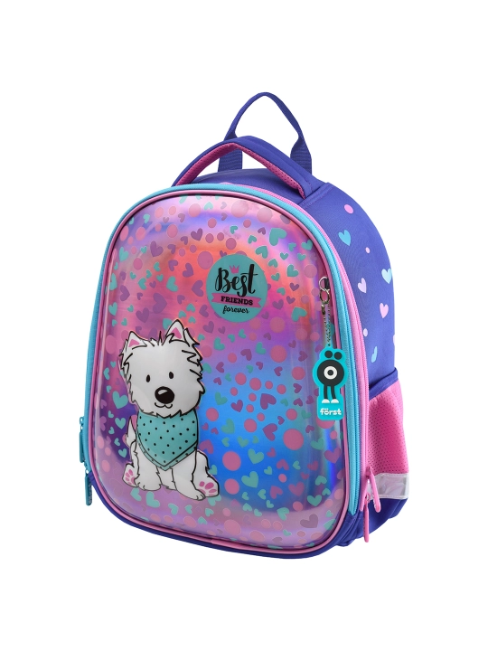Ранец Först F-Glow "Best friends" 37*29,5*16см, 2 отделения, 2 кармана, FT-RY-050103 - 