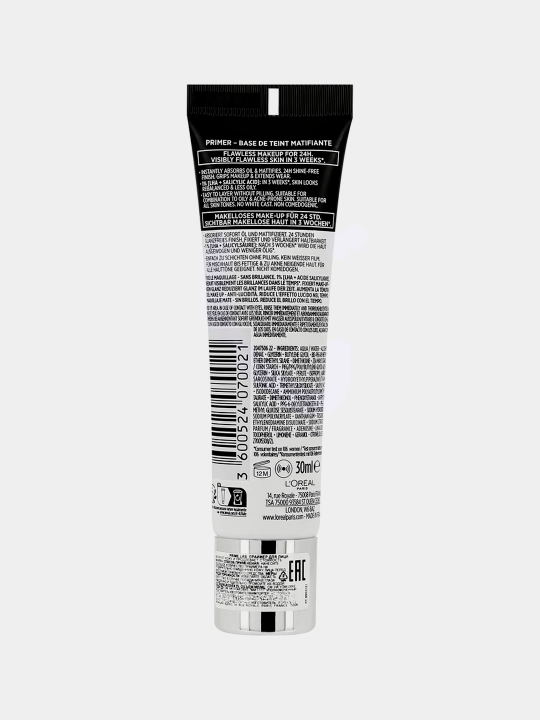 Yuz uchun matlovchi praymer L'Oreal Paris, Prime Lab Matte Setter, 30 ml