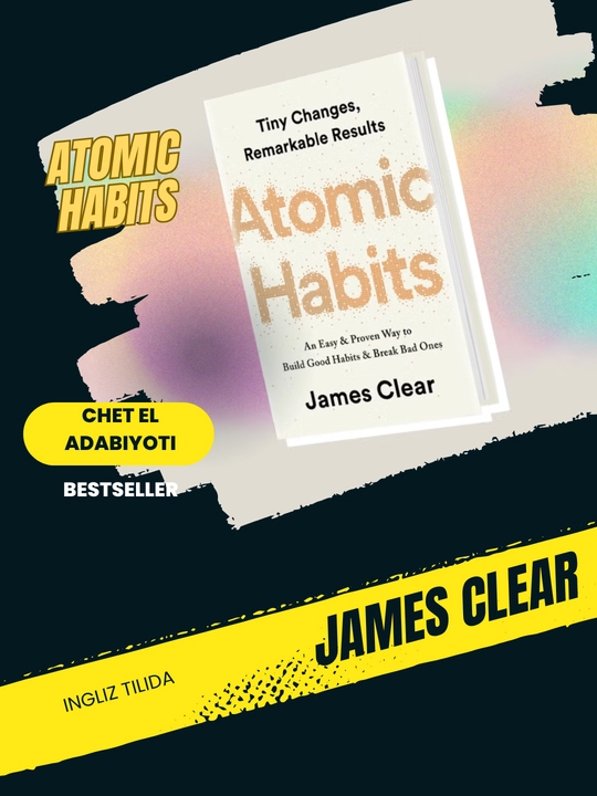 Atomic Habits James Clear, A5 английский язык