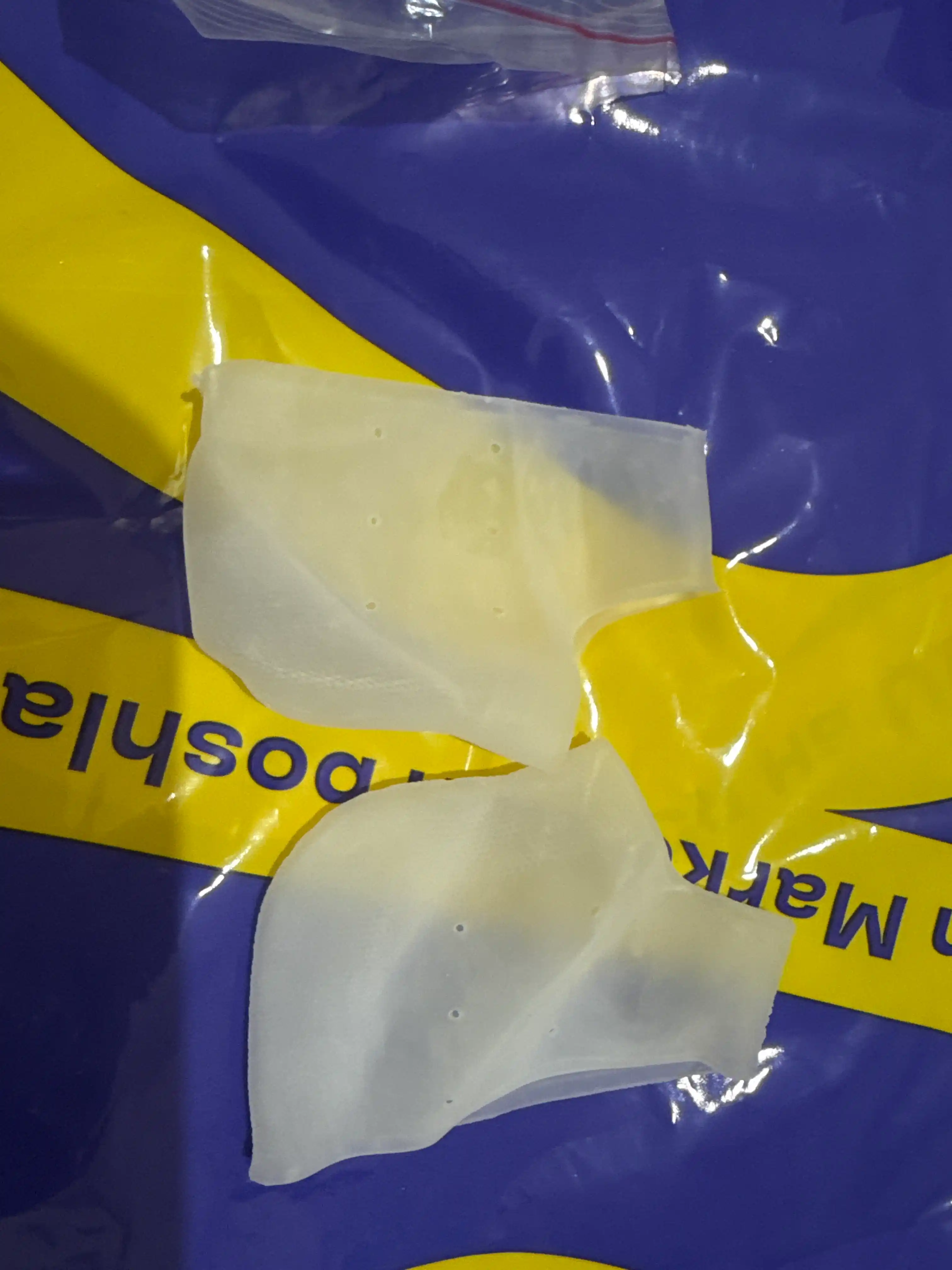 Tovon yoriqlarini davolovchi silikon paypoqlar, namlovchi kosmetik paypoqlar
