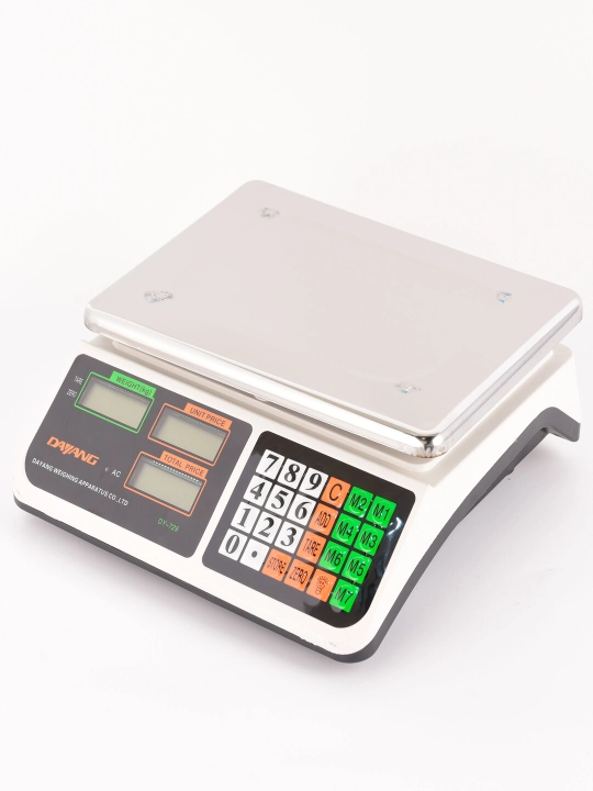 Elektron tarozi, 30 kg gacha, savdo uchun