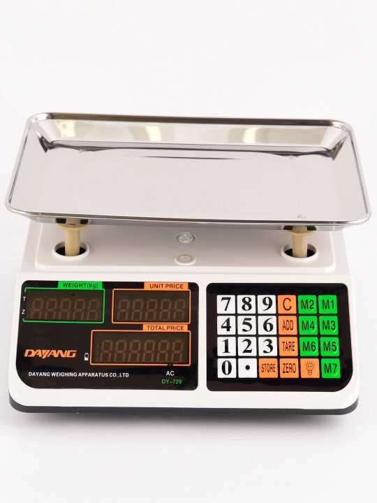 Elektron tarozi, 30 kg gacha, savdo uchun