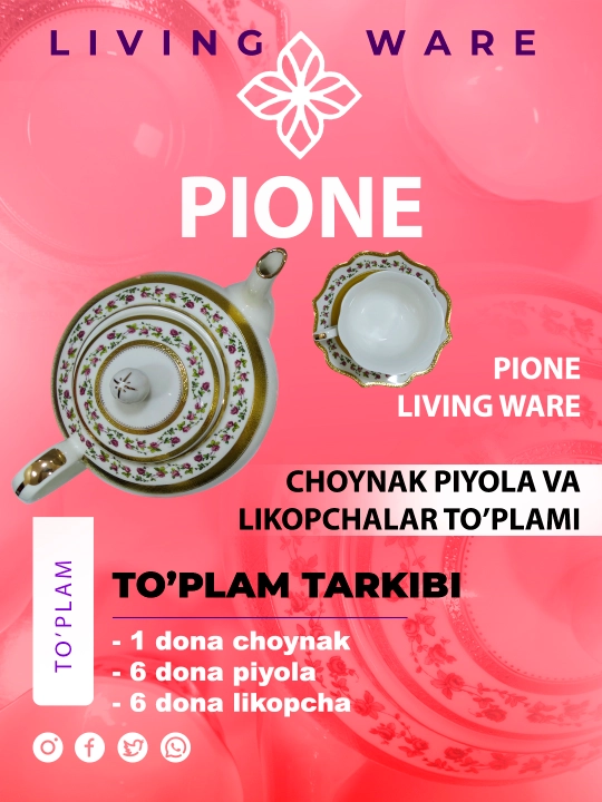 Pione oshxona сhinni choy servizi - 
