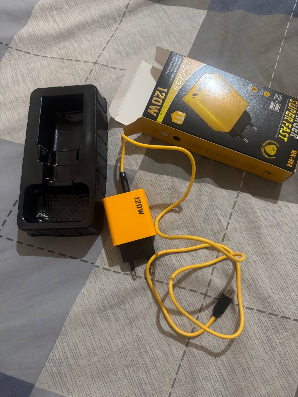 Устройство быстрой зарядки 120W Turbo, с кабелем USB Type-C, для iPhone, Samsung, Xiaomi