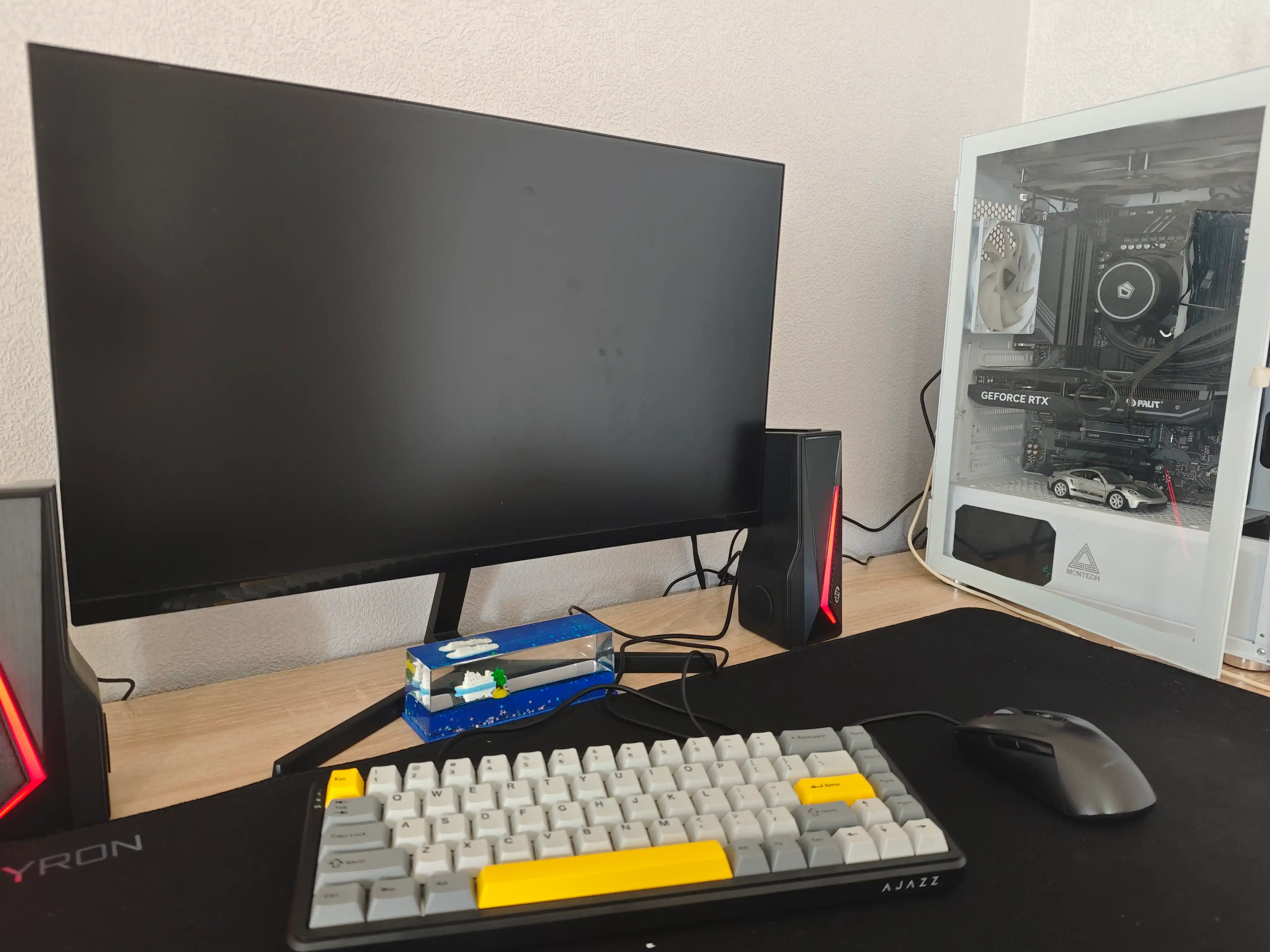Magnit Switchli Mexanik O‘yin Klaviatura AJAZZ AK680 MAX V2, Simli, Rapid Trigger, 8000Hz