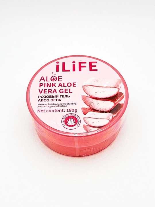 ILiFE Pink Aloe Vera Gel, Tabiiylik va go‘zallik uyg‘unligi, 180 g