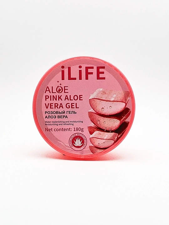 ILiFE Pink Aloe Vera Gel, Tabiiylik va go‘zallik uyg‘unligi, 180 g