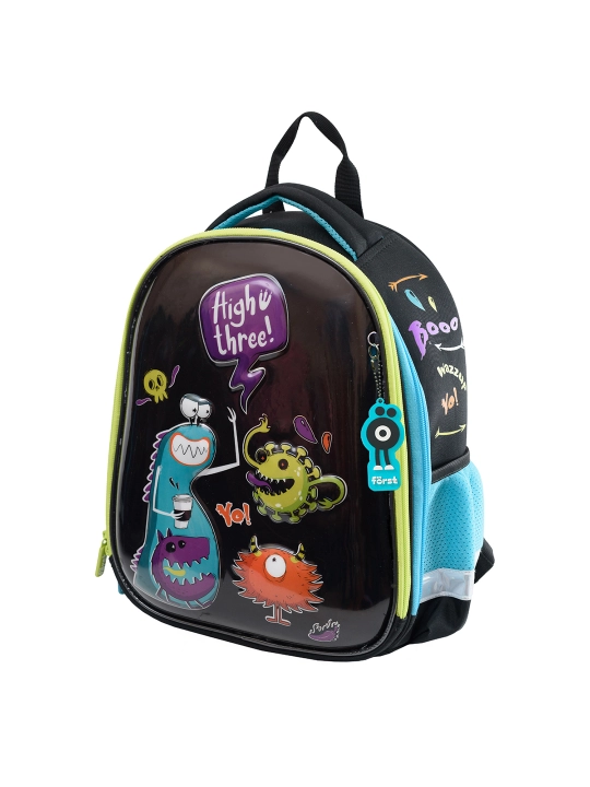 Ранец Först F-Glow "Monster party", 37*29,5*16 см, 2 отделения, 2 кармана, FT-RY-050603 - 