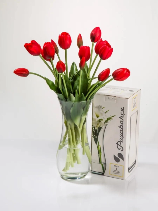 Pasabahce Flora gul uchun guldon, 25 sm ≈1.3  litr