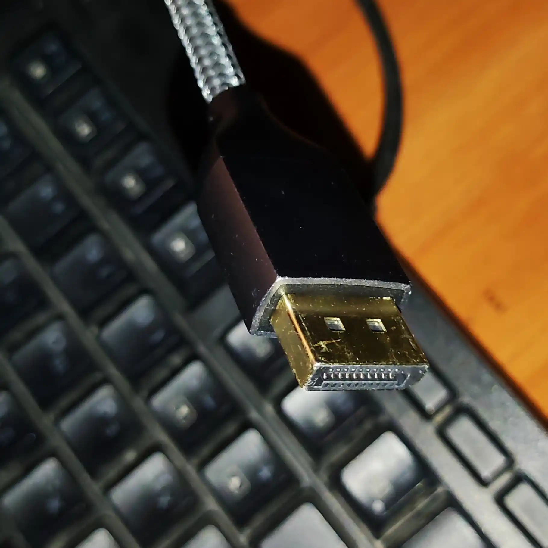 Кабель DisplayPort 2.1 DP to DP, поддержка 16K UHD, 80 Гбит/с, плетёный, позолоченный