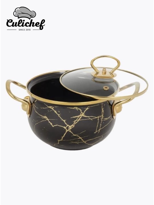 Emal qilingan sho'rva kostryulka, 18*11.5 sm - 2.0 litr, 28*17 sm - 8.0 litr