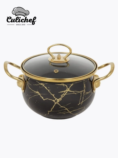 Emal qilingan sho'rva kostryulka, 18*11.5 sm - 2.0 litr, 28*17 sm - 8.0 litr
