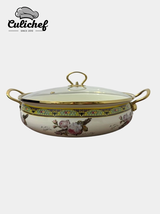 Emal qilingan sho'rva kostryulka, 18*11.5 sm - 2.0 litr, 28*17 sm - 8.0 litr
