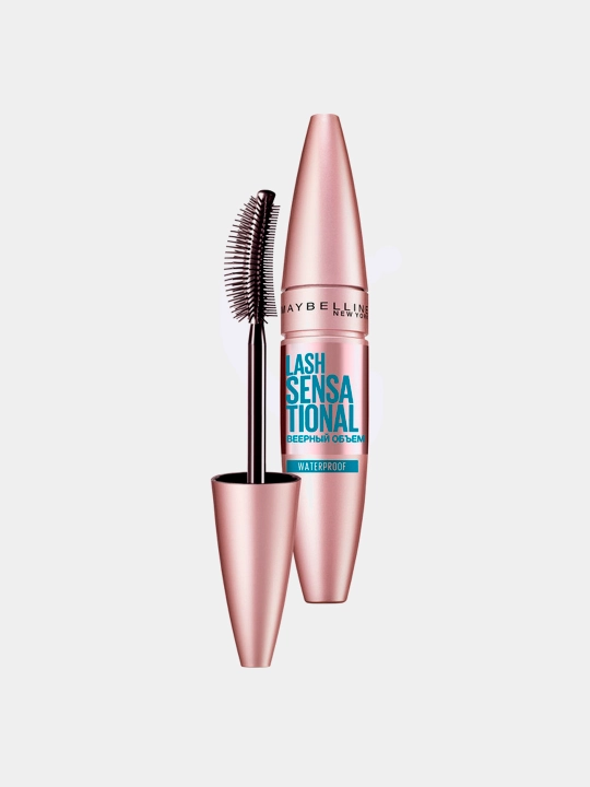 Tush Maybelline New York Lash Sensatsion, suv o'tkazmaydigan, qora