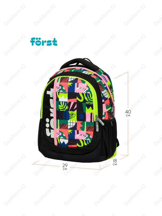 Рюкзак Fоrst F-Trend "Fusion", 40*29*18 см, 2 отделения, 3 кармана, FT-RM-070503