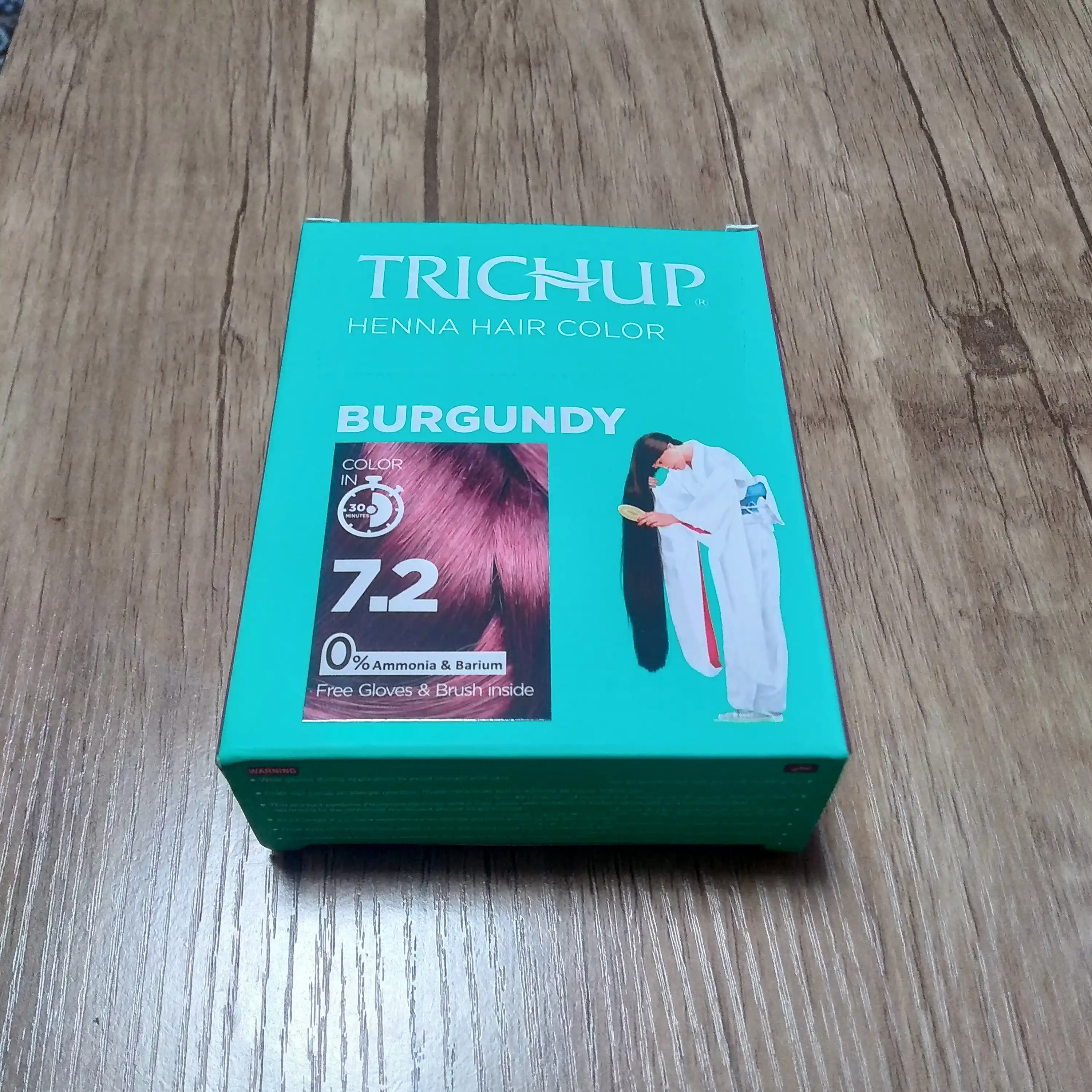 Краска-хна для волос Trichup Henna Hair Color, 6 шт, 10 гр, натуральная краска