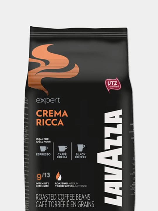 Qovurilgan qahva loviyalari Lavazza Crema Ricca, 1 kg