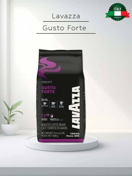 Кофе жареный в зернах Lavazza Gusto Forte, 1 кг - 