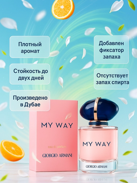 Ayollar uchun atirlar My Way Giorgio Armani, ayollar uchun frantsuz atirlari - 