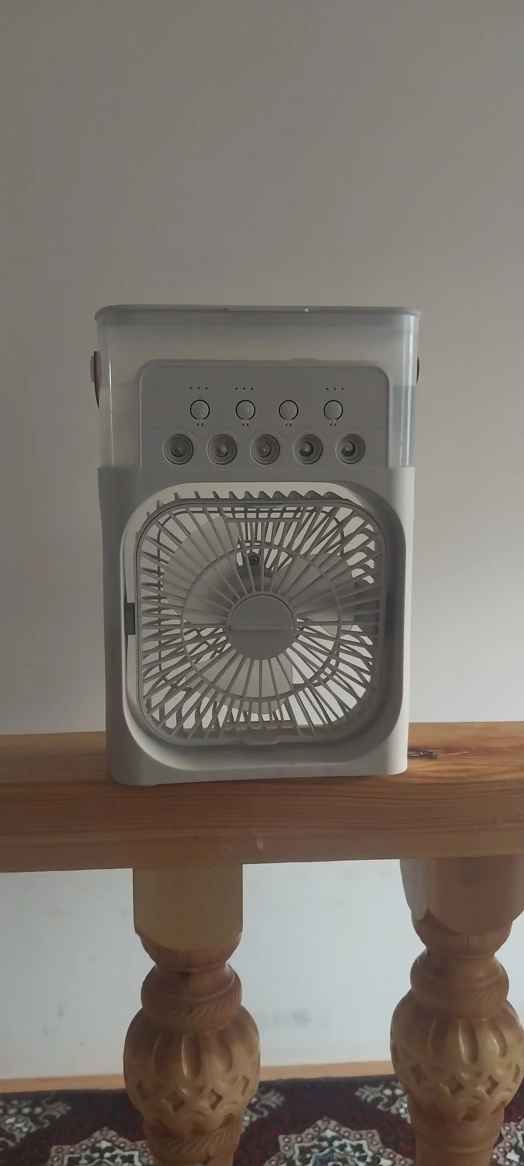 Portativ mini konditsioner, namlagich, mini ventilyator, 3 tasi 1 da