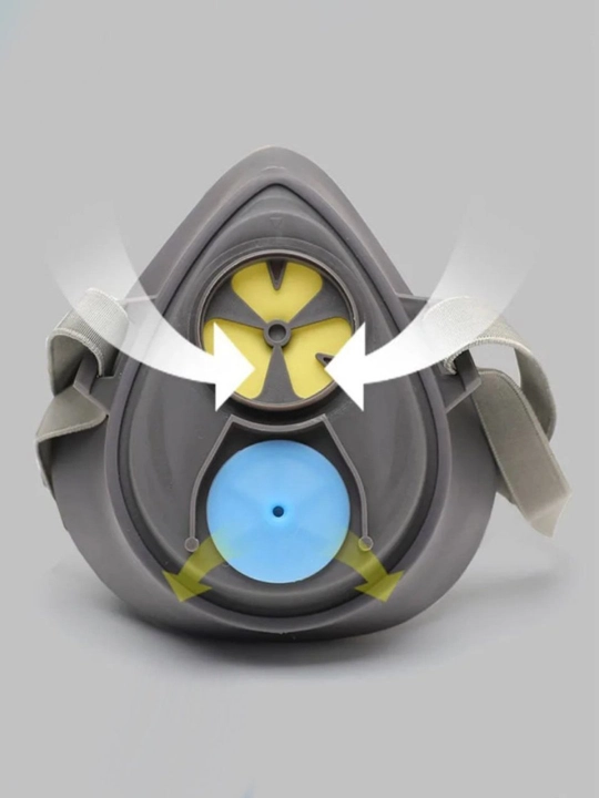 Changdan ximoyalovchi qurilish uchun respirator niqob, sanoat changlarini filtrlaydi
