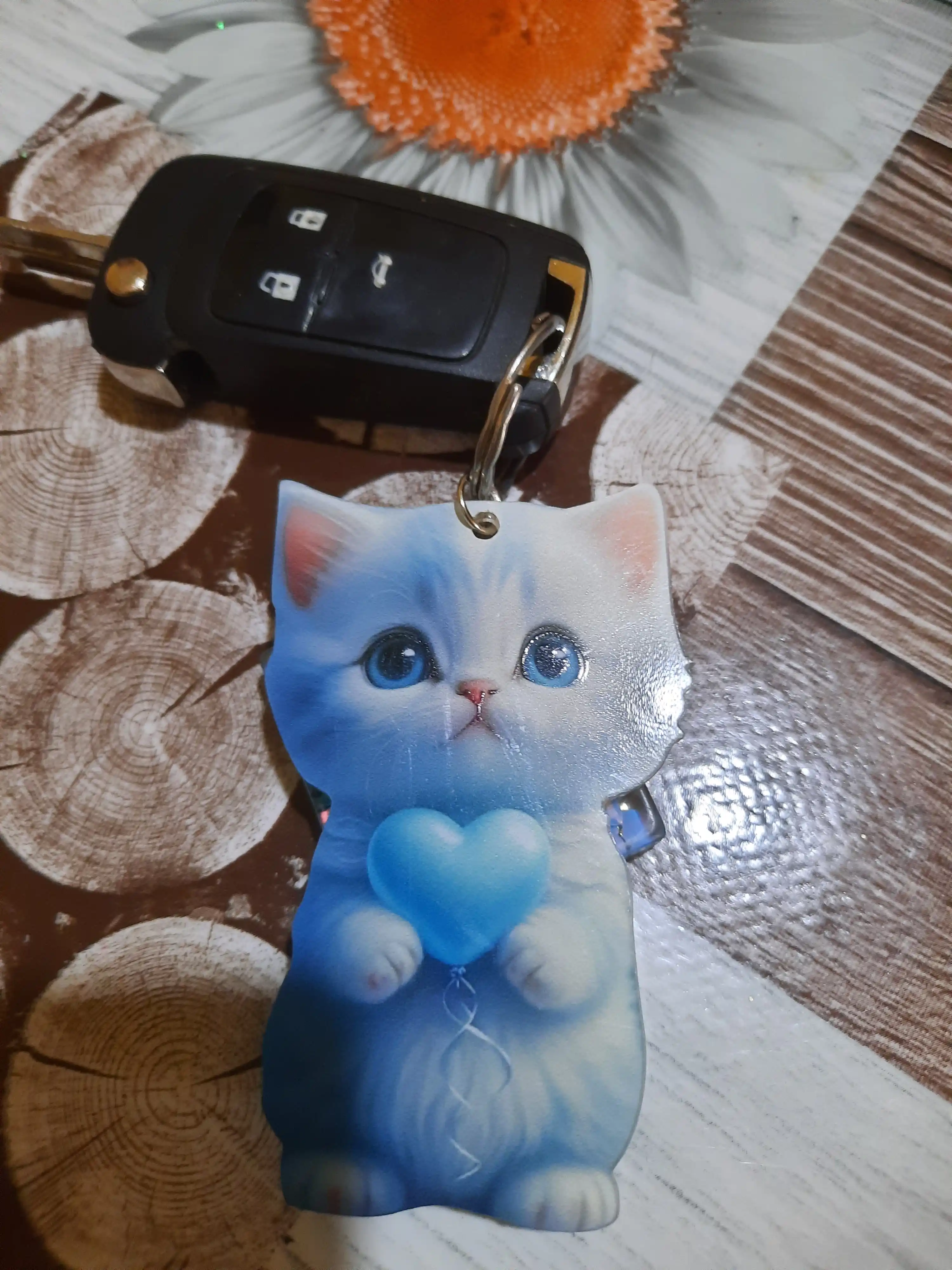 Брелок для ключей в виде кота