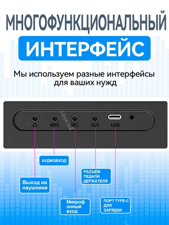 Portativ buklangan raqamli pianino (PJ88C) Qora