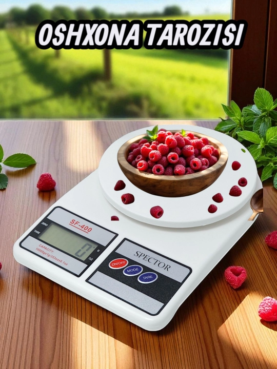 Elektron oshxona tarozisi, mini, 5 va 10 kg gacha, SF-400 - 